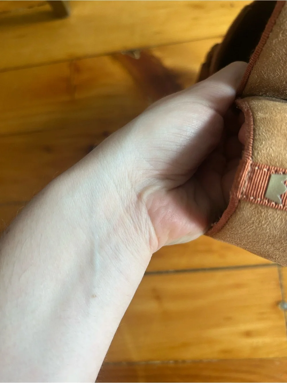 Birdies The Blackbird Ginger Tassel Women Size 7 Brown Camel Suede Loafers Flats